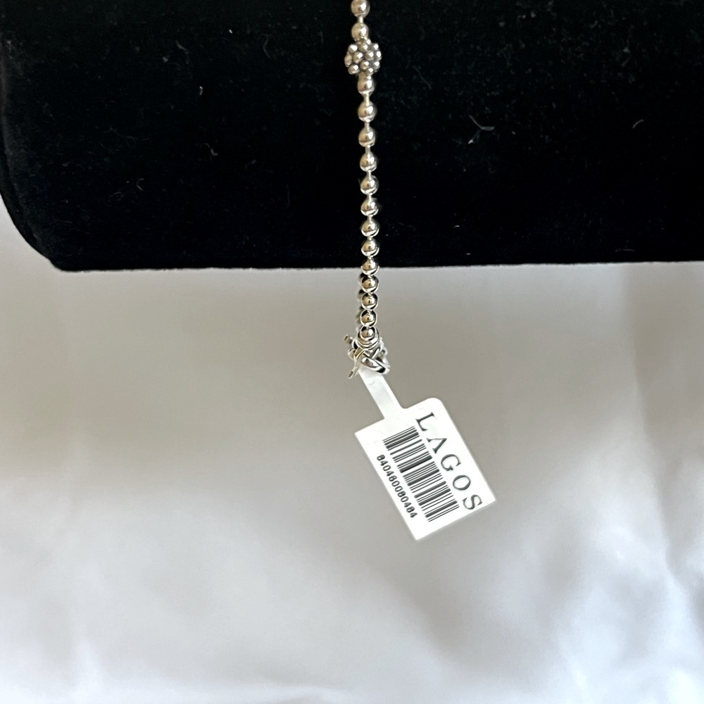 LAGOS; Sterling Silver; CAVIAR ICON Element Bracelet 2.5mm Bracelet; BNWT